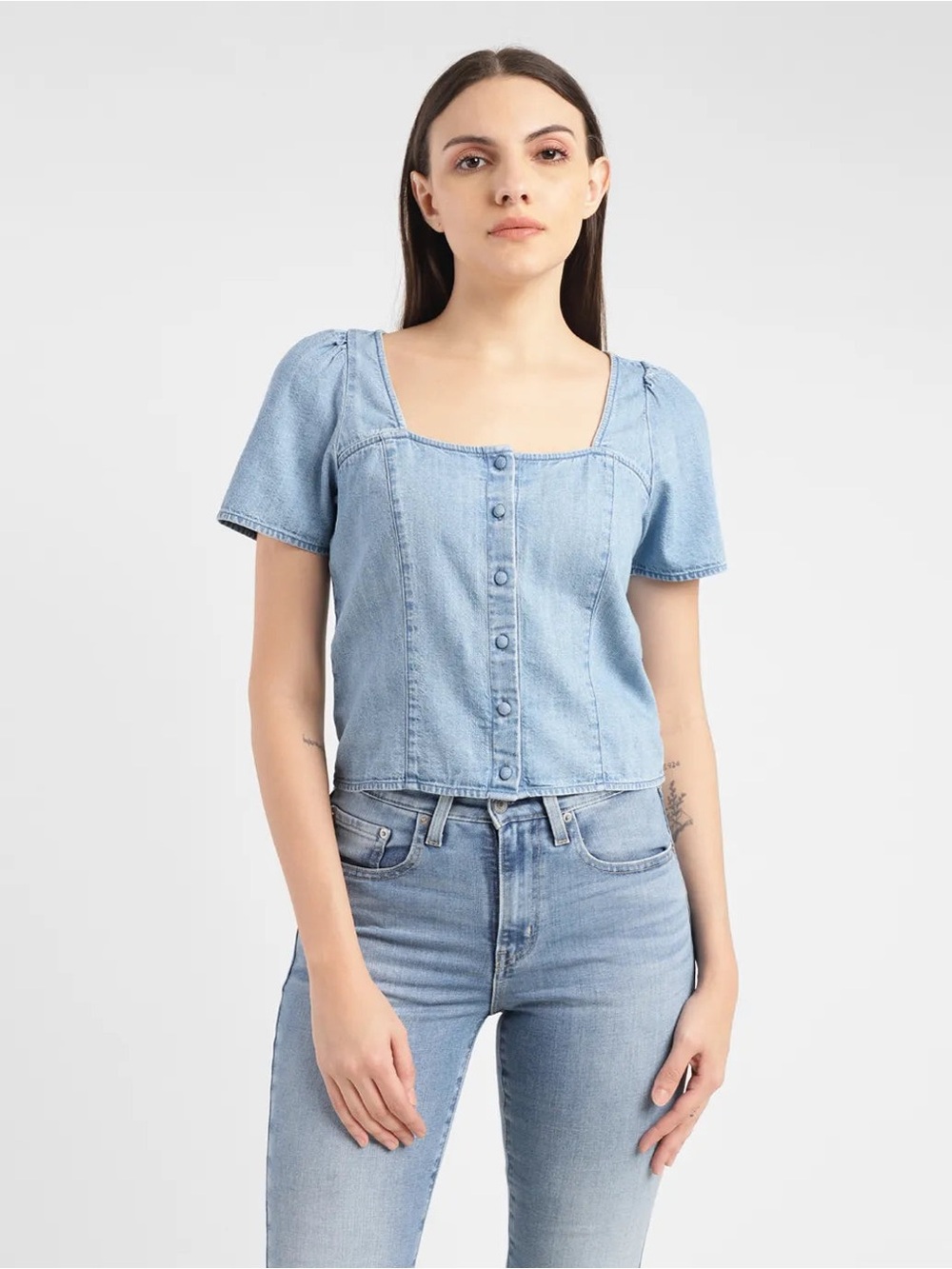 Levi’s Denim button top